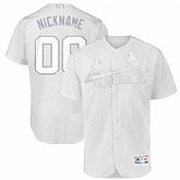 St. Louis Cardinals Majestic 2019 Players' Weekend Flex Base Roster Customized White Jersey,baseball caps,new era cap wholesale,wholesale hats